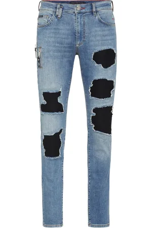 Philipp Plein Ripped skinny-fit jeans