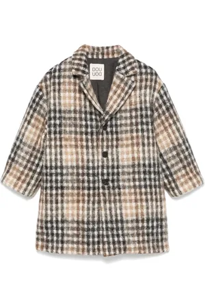 DOUUOD KIDS Checked coat