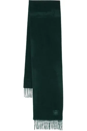Paul Smith Logo-embroidered cashmere scarf