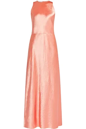 Vince Satin-weave maxi dress