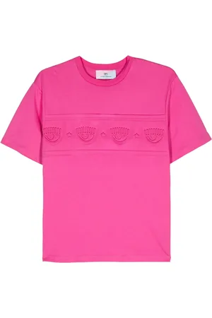 Chiara Ferragni Eyelike-embossed cotton T-shirt