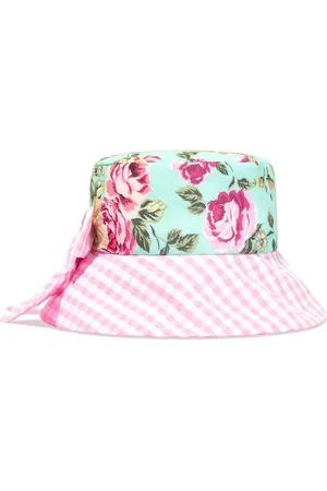 Selini Action Floral check bucket hat