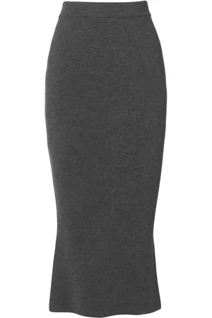 Cashmere In Love Knitted mermaid midi skirt