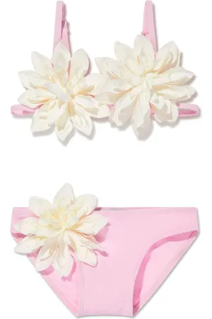 Selini Action Floral-appliqué bikini
