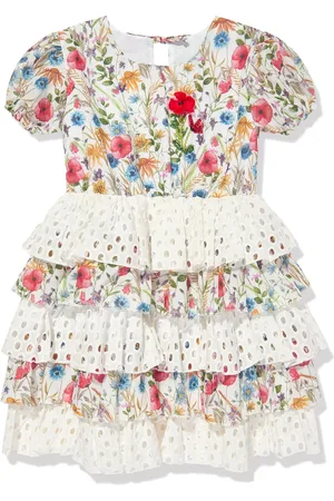 Selini Action Tiered floral-print dress