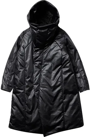 JULIUS Padded hooded long coat