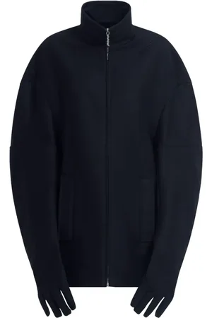 Marni Glove-sleeves cotton bomber jacket