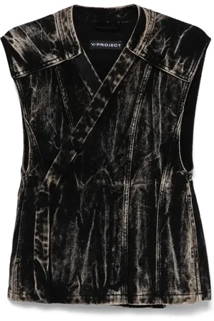 Y / PROJECT Whiskering effect vest