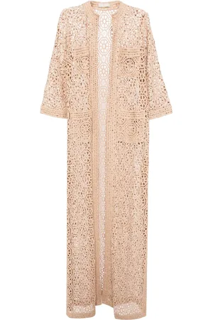 Elie saab Macram?? long cardigan