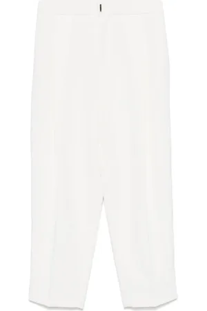 Elisabetta Franchi Crepe cropped trousers