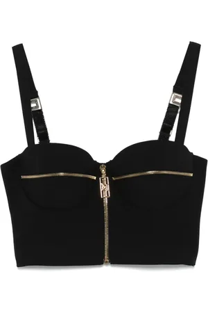 Elisabetta Franchi Zip balconette top