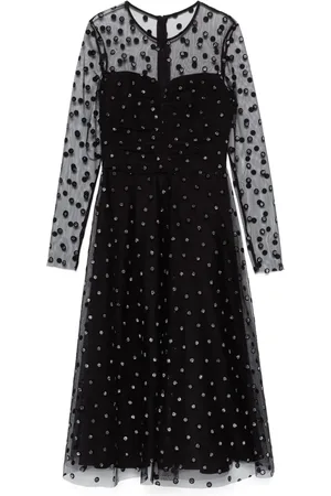 NISSA Polka dot midi dress