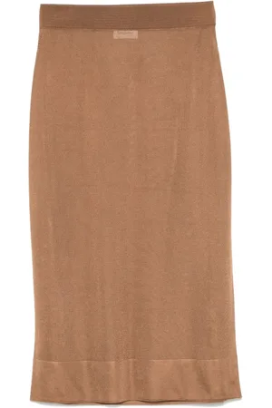 Saint Laurent Knitted midi skirt