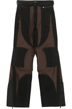 MUGLER Panelled-design cargo pants