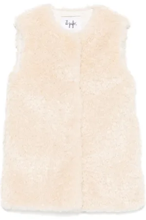 Il gufo Faux-fur gilet