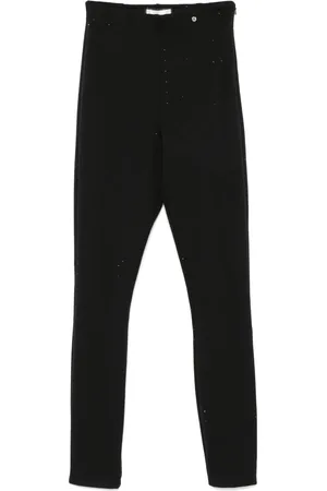 NISSA Rhinestone-embellished leggings