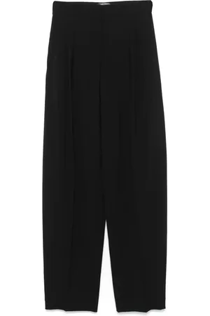 MUGLER Pleated wide-leg trousers