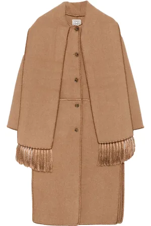 Totême Embroidered scarf coat