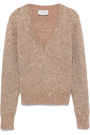 Ermanno Firenze Sequin-embellished sweater