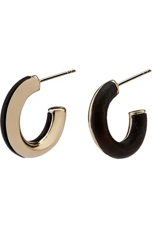 Chloé Jamie wood hoop earrings