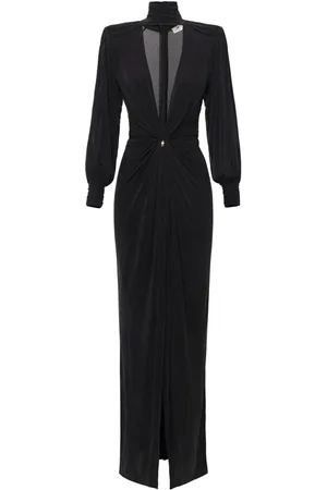 Elisabetta Franchi Red Carpet jersey knot dress