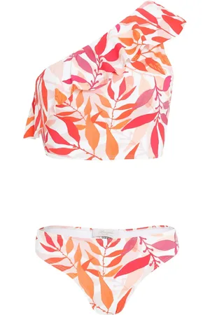 Brigitte Leaf-print bikini set