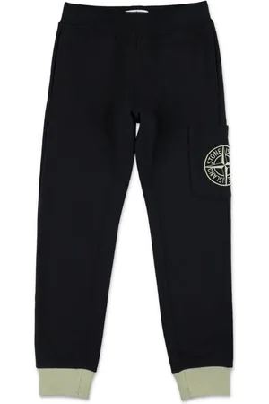 Stone Island Compass Badge cotton track pants