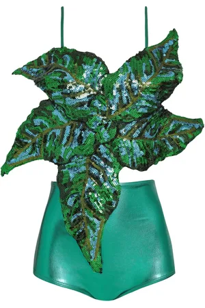 Brigitte Carnaval Folhas bikini