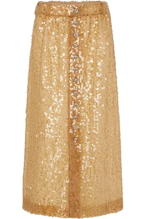 Paco rabanne Sequin-embroidered skirt