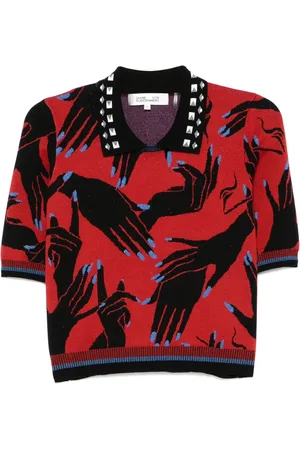 Diane von Furstenberg Antonella knitted top