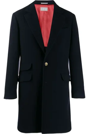 Brunello Cucinelli Single-breasted cashmere coat