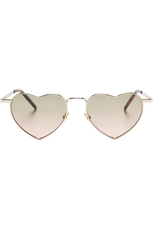 Saint Laurent Heart-frame sunglasses