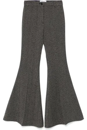 Essentiel Antwerp Herringbone flared trousers