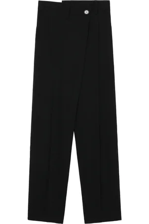 ENFÖLD High-waisted straight-leg wool trousers