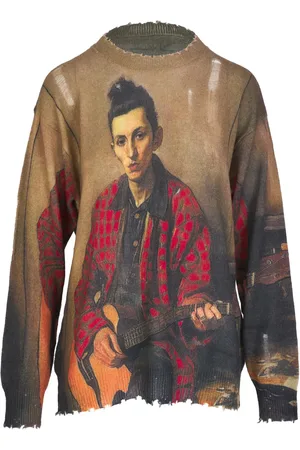 R13 Graphic-print jumper
