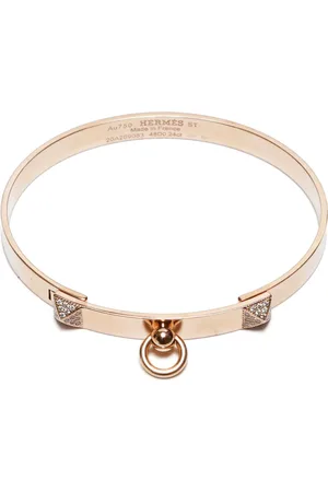 Hermès 18kt rose Collier de Chien diamond bracelet