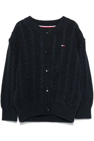 Tommy Hilfiger Logo-embroidered cardigan