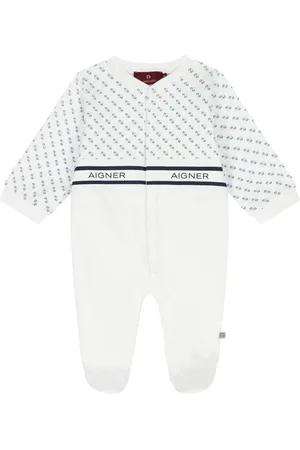 Aigner Monogram-pattern babygrow