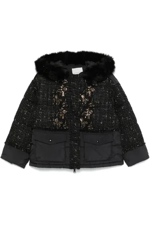 Ermanno Firenze Bouclé padded jacket