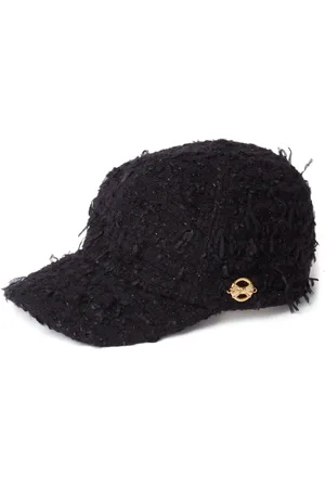 Nina Ricci Charm-detail tweed baseball cap