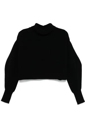 ANDREADAMO Ribbed cropped sweater