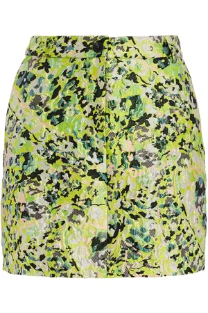 Essentiel Antwerp Floral-jacquard mini skirt