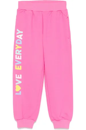 Billieblush Slogan print track pants