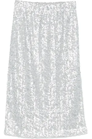 STINE GOYA Sequin embellished midi skirt