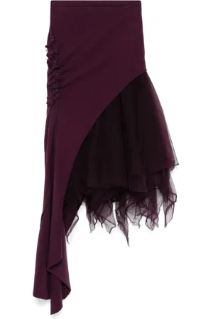 MARC LE BIHAN Ruched midi skirt