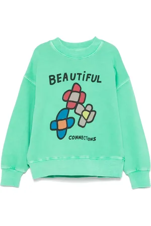 Jelly Mallow Flowers Pigment sweater