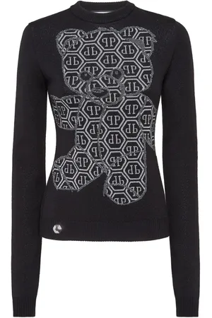 Philipp Plein Bear-motif jumper