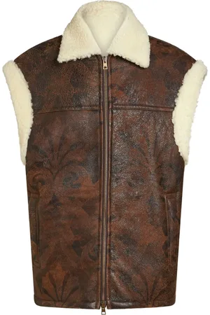 Etro Printed sleeveless jacket