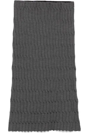 NUDE 3D-knit skirt