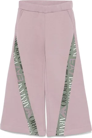 Emporio Armani Logo-tape detail track pants
